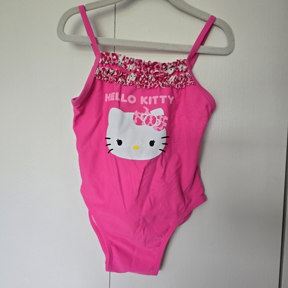 Hello Kitty 5T Pink Swimsuit - Picture 1 of 9